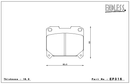 Endless Brake Pad Set EP316 MP-2