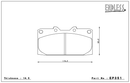 Endless Brake Pad Set EP351 ME22-2