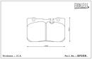Endless Brake Pad Set EP356 MX72-2