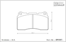 Endless Brake Pad Set EP357 N84M-2