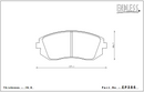 Endless Brake Pad Set EP386 N84M-2