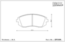 Endless Brake Pad Set EP386 MXPL-2