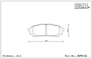 Endless Brake Pad Set EP412 ME20-2