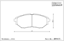 Endless Brake Pad Set EP417 MX72-2