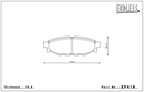 Endless Brake Pad Set EP418 MX72-2
