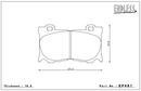 Endless Brake Pad Set EP461 MX72-2