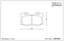 Endless Brake Pad Set EP462 MX72-2