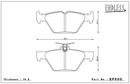 Endless Brake Pad Set EP500 MX72-2