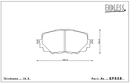 Endless Brake Pad Set EP508 MX72-2