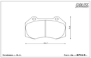 Endless Brake Pad Set EP525 MX72-2