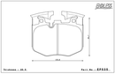 Endless Brake Pad Set EP535 ME20-2