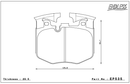 Endless Brake Pad Set EP535 MP-2