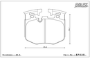 Endless Brake Pad Set EP535 MX72-2