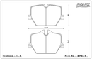 Endless Brake Pad Set EP536 MP-2