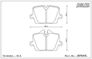 Endless Brake Pad Set EP540 MP-2