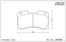 Endless Brake Pad Set EP558 MX72-2