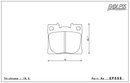 Endless Brake Pad Set EP559 MP-2