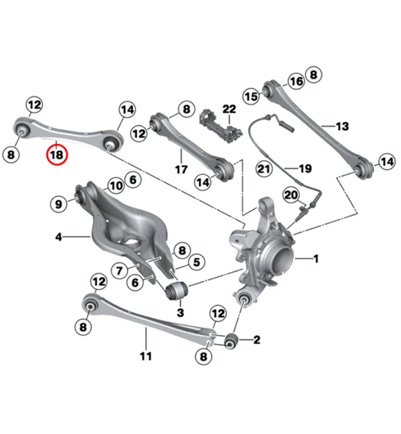 E8X/E9X/F2X/F3X Adjustable Guide Arms - MODE Auto Concepts