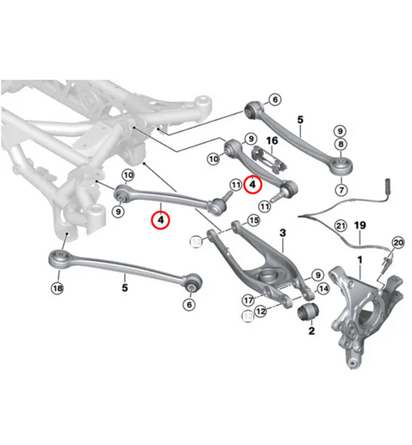 F8X Adjustable Upper Control Arms - MODE Auto Concepts