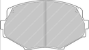 Ferodo Brake Pad Set FCP1011H DS2500-2