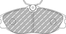 Ferodo Brake Pad Set FCP1063R DS3000-2
