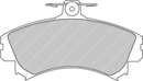 Ferodo Brake Pad Set FCP1093H DS2500-2