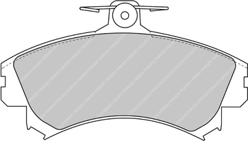Ferodo Brake Pad Set FCP1093H DS2500 - 0