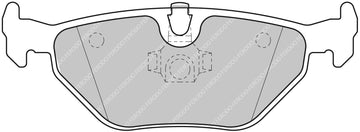 Ferodo Brake Pad Set FCP1301H DS2500 - 0
