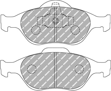 Ferodo Brake Pad Set FCP1394H DS2500 - 0
