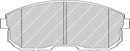 Ferodo Brake Pad Set FCP1430H DS2500-2