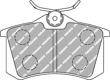 Ferodo Brake Pad Set FCP1491H DS2500 - 0