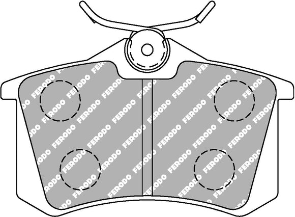 Ferodo Brake Pad Set FCP1491H DS2500