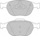 Ferodo Brake Pad Set FCP1568R DS3000-2