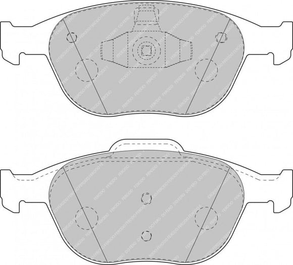 Ferodo Brake Pad Set FCP1568R DS3000