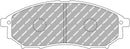 Ferodo Brake Pad Set FCP1690H DS2500-2