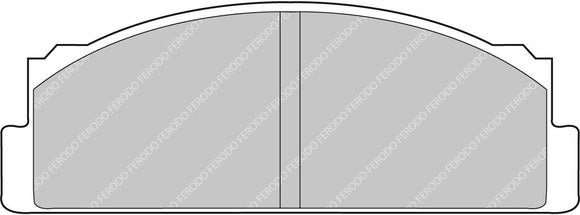 Ferodo Brake Pad Set FCP22H DS2500