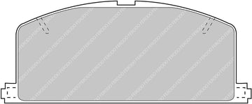 Ferodo Brake Pad Set FCP308H DS2500 - 0
