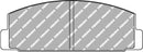 Ferodo Brake Pad Set FCP372H DS2500-2