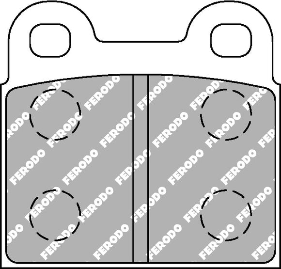 Ferodo Brake Pad Set FCP3H DS2500