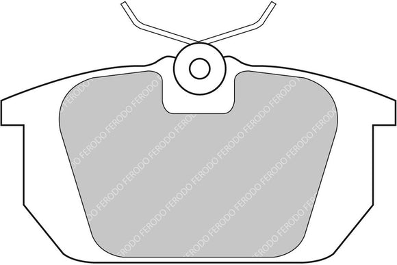 Ferodo Brake Pad Set FCP409H DS2500