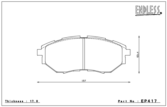 Ferodo Brake Pad Set FCP4663Z DSUNO