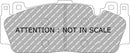 Ferodo Brake Pad Set FCP4712H DS2500-2
