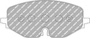 Ferodo Brake Pad Set FCP5194H DS2500-2