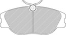 Ferodo Brake Pad Set FCP565H DS2500-2