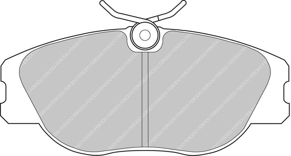Ferodo Brake Pad Set FCP565H DS2500