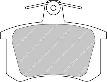 Ferodo Brake Pad Set FCP596H DS2500 - 0