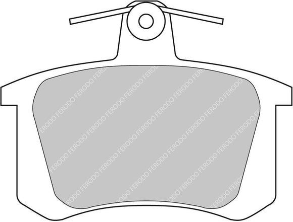 Ferodo Brake Pad Set FCP596H DS2500