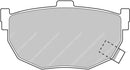 Ferodo Brake Pad Set FCP638H DS2500-2