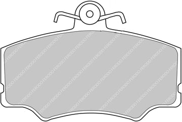 Ferodo Brake Pad Set FCP647H DS2500 - 0