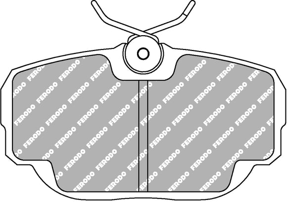 Ferodo Brake Pad Set FCP660R DS3000